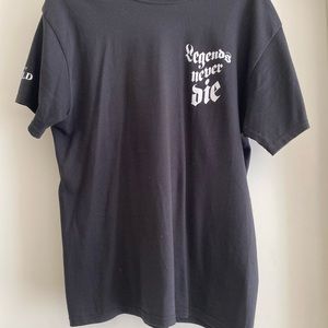 Juice WRLD “Legends Never Die” Black Butterfly Tee Shirt